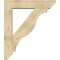 Ekena Millwork Funston Slat Rough Sawn Bracket w/ Offset Brace, Douglas Fir, 8"W x 38"D x 44"H BKT0806X38X44FST06RDF - alternate 2